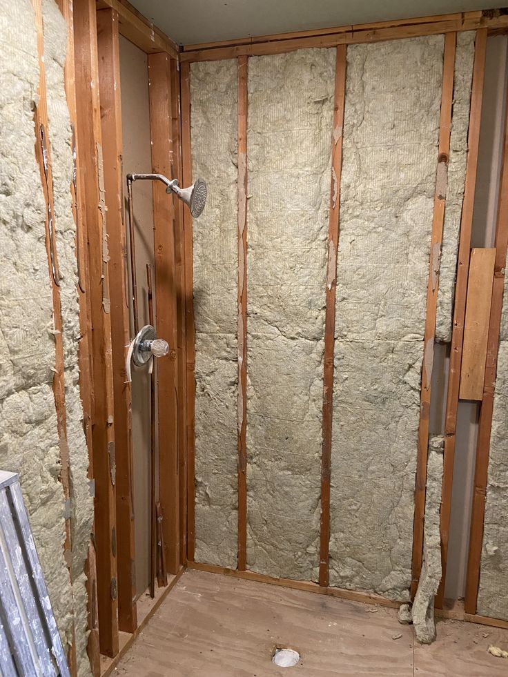 Fiberglass Batt Insulation completed work by Mustang Insulation Services