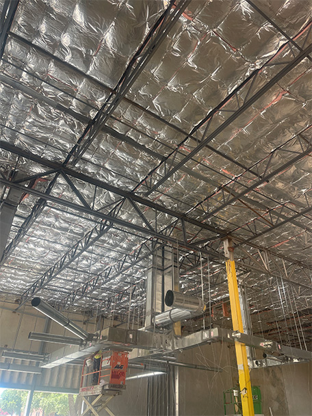 Pin-Weld Ceiling Insulation project photo 1