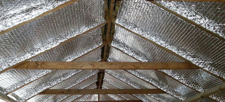 Radiant Barriers installation detail by Mustang Insulation Services